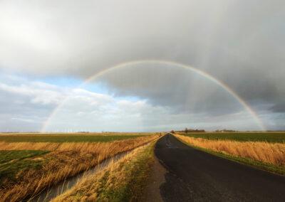 Regenbogen in Nordfriesland